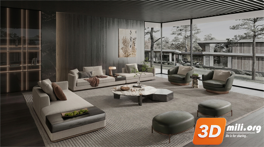 Sofa Minotti Skp Files 